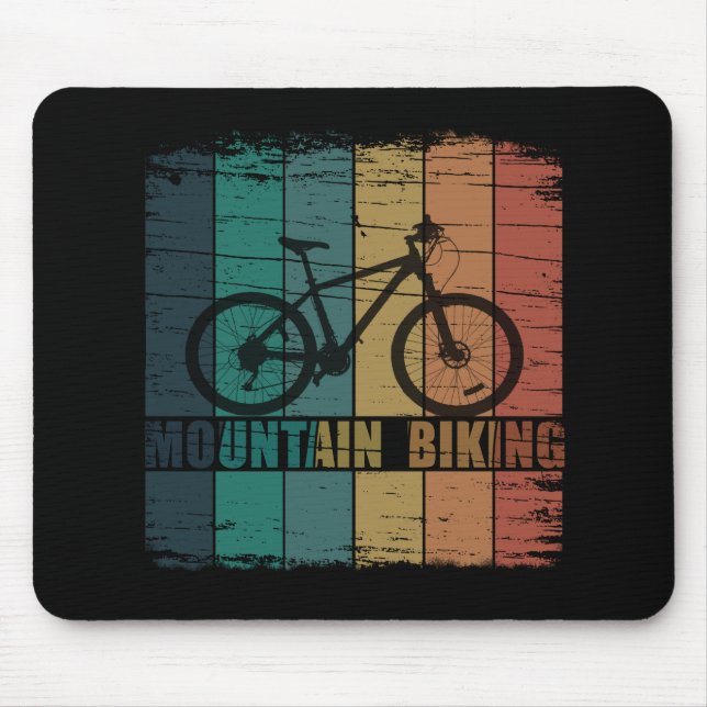 Mountain biking mountainbike mouse mat (Front)