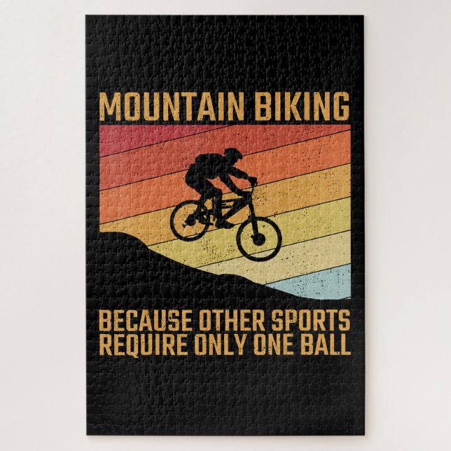 mountain biking mountainbike mtb offroad jigsaw puzzle (Vertical)