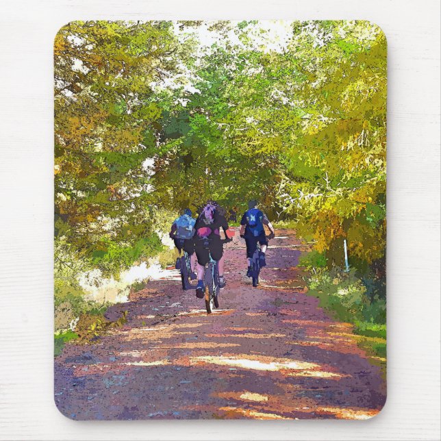 MOUNTAIN BIKING MOUSE MAT (Front)