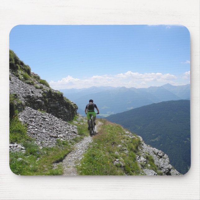 Mountain Biking Mouse Mat (Front)