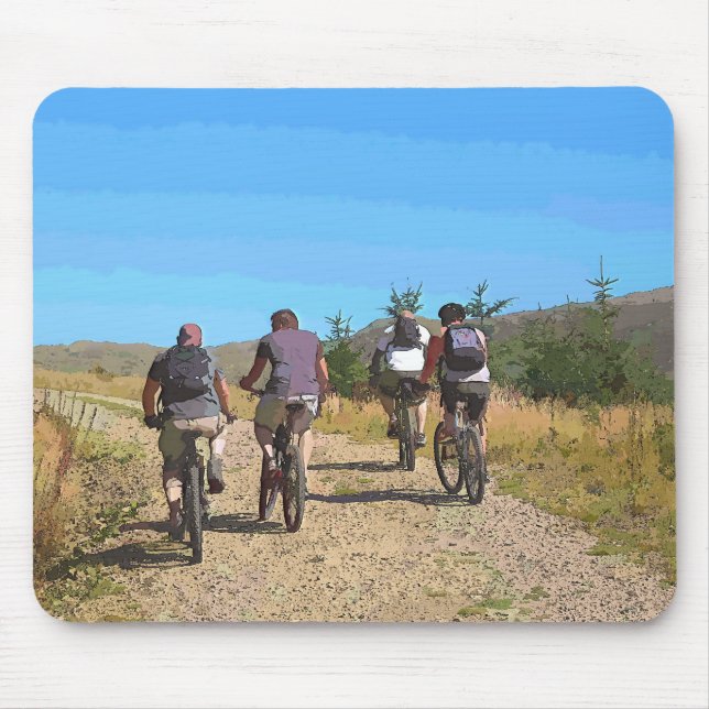 MOUNTAIN BIKING MOUSE MAT (Front)