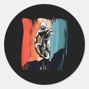 Mountain Biking - Mtb _2 Classic Round Sticker