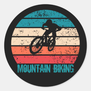 Mountain biking MTB Classic Round Sticker