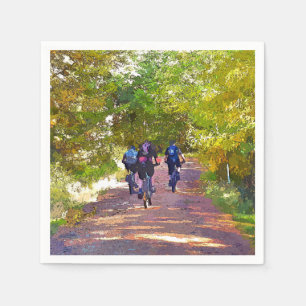 MOUNTAIN BIKING NAPKIN