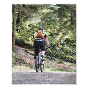 MOUNTAIN BIKING PHOTO PRINT