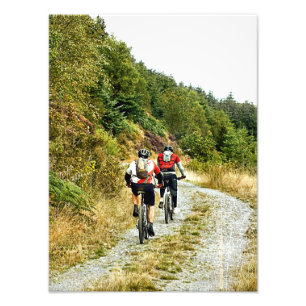 MOUNTAIN BIKING PHOTO PRINT
