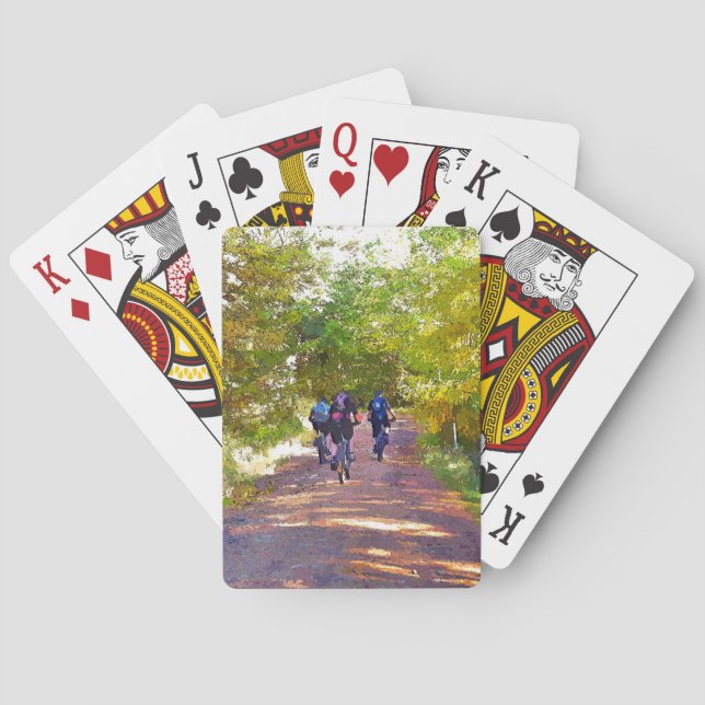MOUNTAIN BIKING PLAYING CARDS (Back)