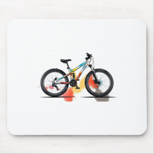 Mountain Biking Portrait Outdoor Sports Mouse Mat