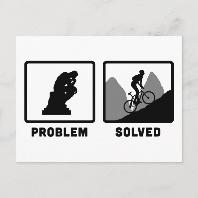 Mountain Biking Postcard (Front)