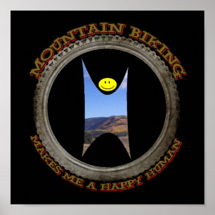 Mountain Biking Poster