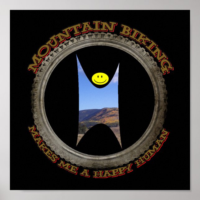 mountain biking poster (Front)