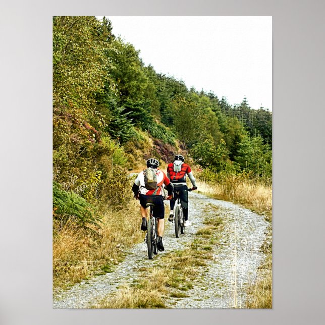 MOUNTAIN BIKING POSTER (Front)
