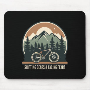 Mountain Biking Shifting Gears And Facing Fears Cy Mouse Mat