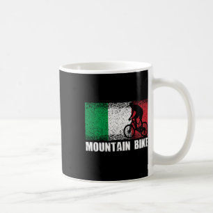 Mountain Biking Sport, Italy Flag, Italian Bicycle Coffee Mug