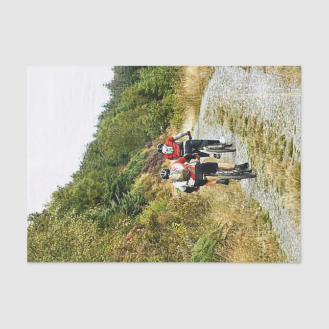 MOUNTAIN BIKING TISSUE PAPER (Front)