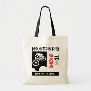 Mountain Biking Tote Bag