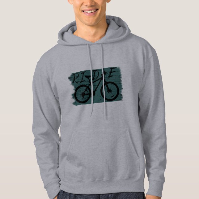 Mountain biking vintage hoodie (Front)