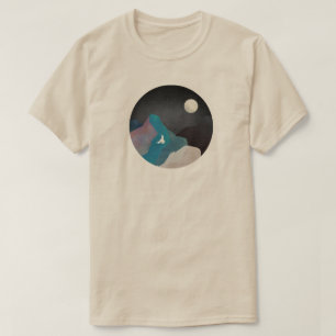 Mountain Bird Landscape T-Shirt