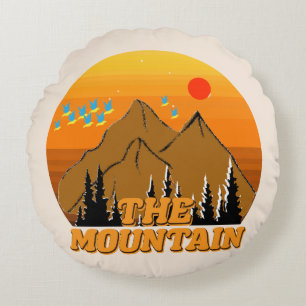 Mountain Bliss Round Cushion