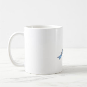 Mountain Bluebird watercolor bird art Coffee Mug