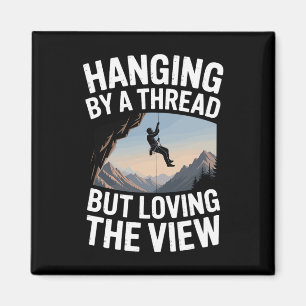 Mountain Bouldering Funny Rock Climbing Magnet