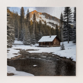 MOUNTAIN CABIN jigsaw puzzle