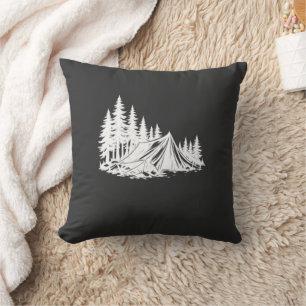 Mountain Camping Adventure Nature Cushion