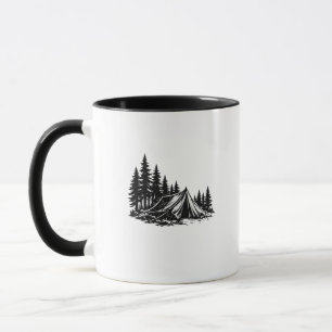 Mountain Camping Adventure Nature Mug