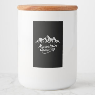 Mountain Camping Food Label