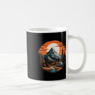 Mountain Camping Hiking Outdoor Nature Forest Mens Coffee Mug