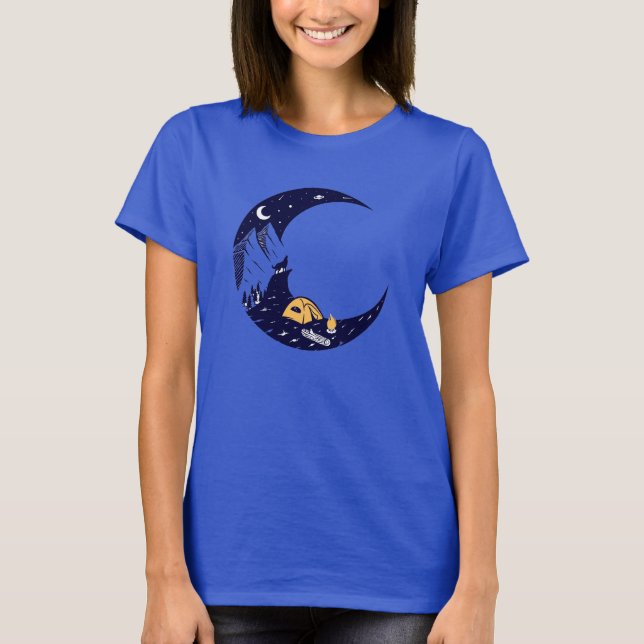 Mountain Camping Hiking  Outdoor Trekking  T-Shirt (Front)