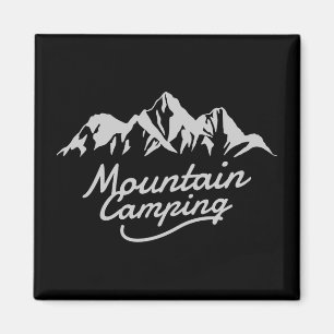 Mountain Camping Magnet