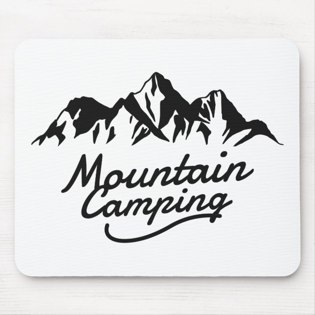 Mountain Camping Mouse Mat (Front)
