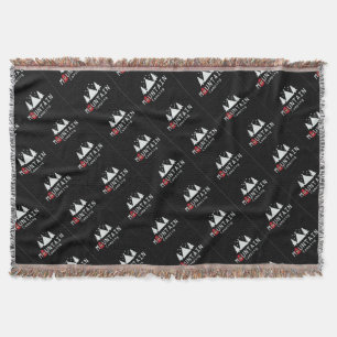 mountain camping throw blanket