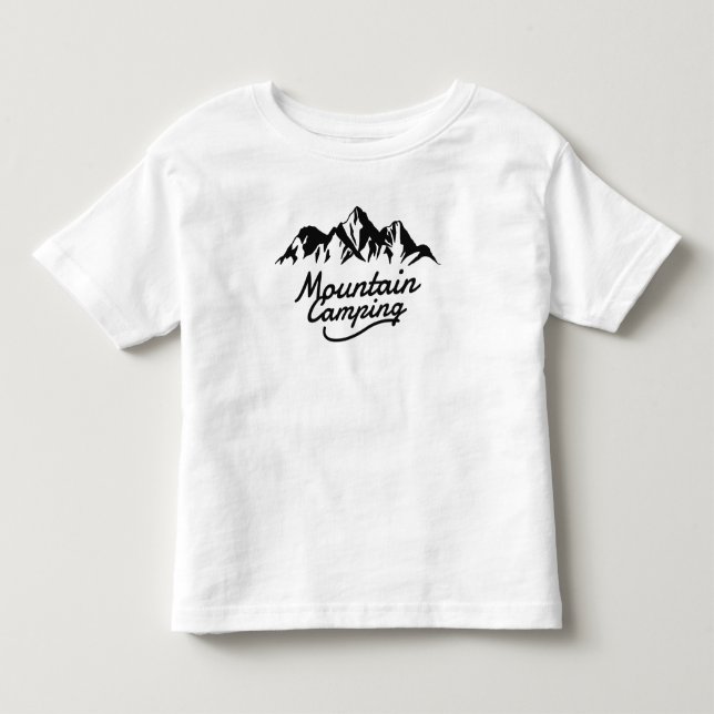 Mountain Camping Toddler T-Shirt (Front)