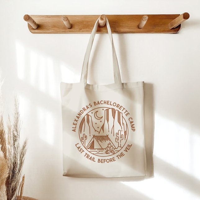 Mountain Camping Weekend Bachelorette Party  Tote Bag (Mountain Camping Weekend Bachelorette Party Tote Bag)