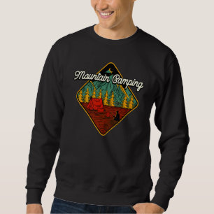Mountain Camping Wildlife Hiking Outdoor Hiker Cam Sweatshirt