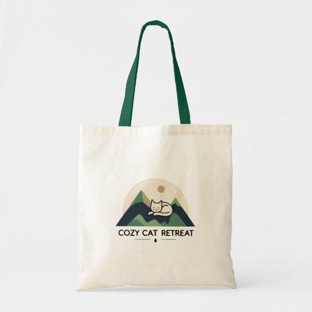  Mountain Cat Adventure Tote Bag (Front)