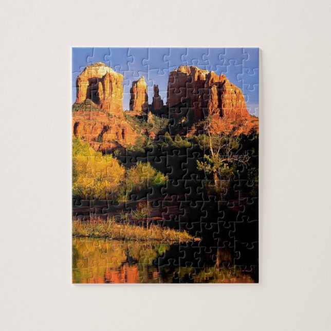 Mountain Cathedral Rock Sedona Arizona Jigsaw Puzzle (Vertical)