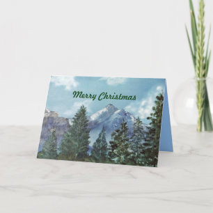 Mountain Christmas Card