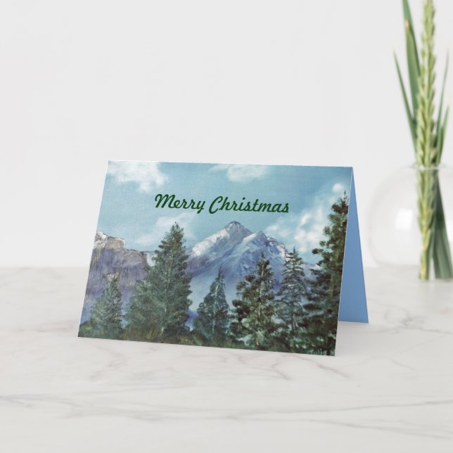Mountain Christmas Card (Front)