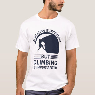 Mountain Climber Design for a Rock Climbing T-Shirt