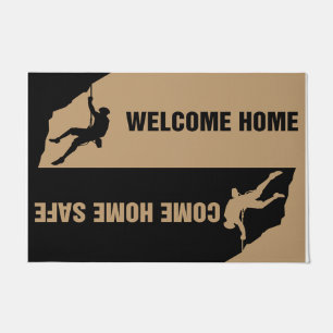Mountain Climber Doormat, Rock Climbing Doormat