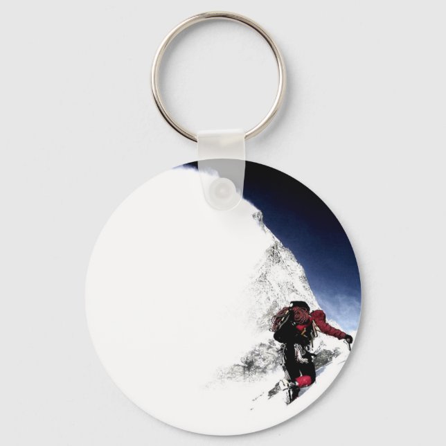 Mountain Climber Extreme Sports Key Ring (Front)