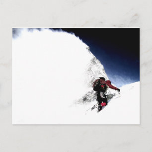 Mountain Climber Extreme Sports Postcard