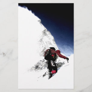 Mountain Climber Extreme Sports Stationery