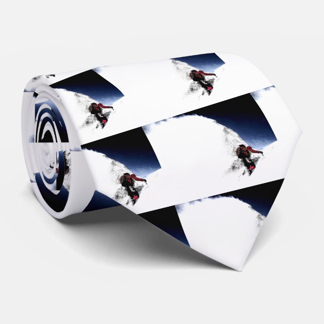 Mountain Climber Extreme Sports Tie (Rolled)