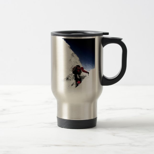 Mountain Climber Extreme Sports Travel Mug (Right)