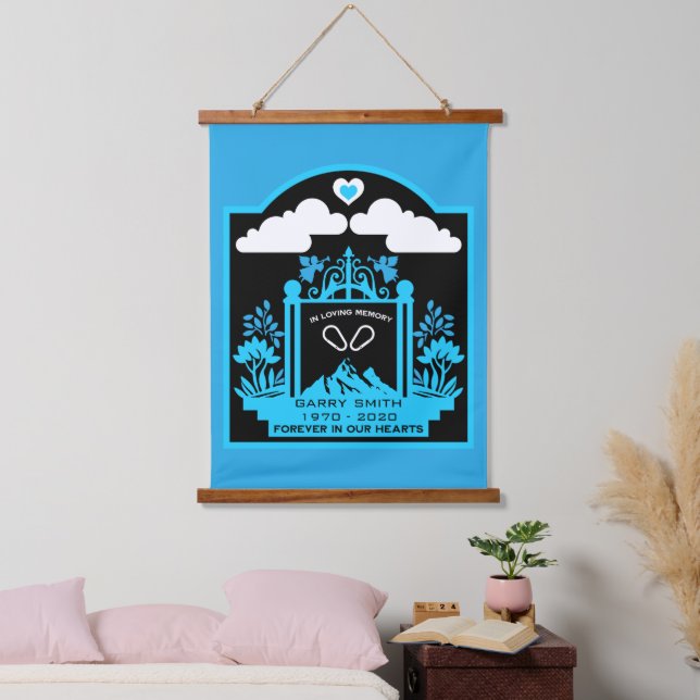 Mountain Climber Memorial Gift Hanging Tapestry (Bedroom)