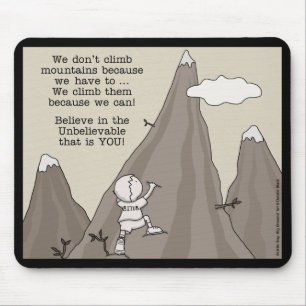Mountain Climber Mouse Mat